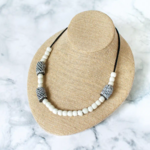 Global Mamas Harmony: Necklace-White