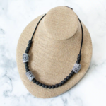 Global Mamas Harmony: Necklace-Black