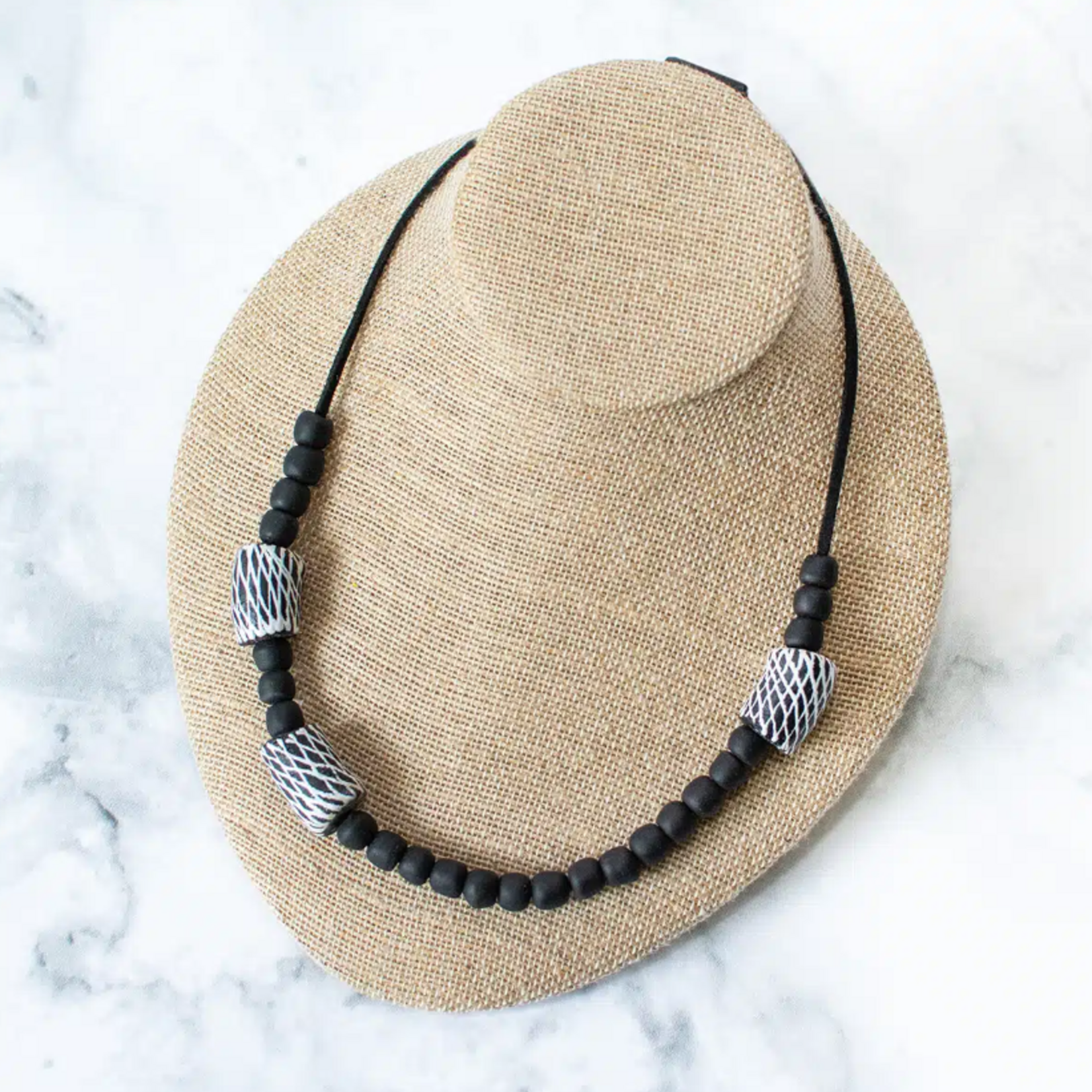 Global Mamas Harmony: Necklace-Black