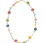 Global Mamas Fiesta: Necklace-Rainbow
