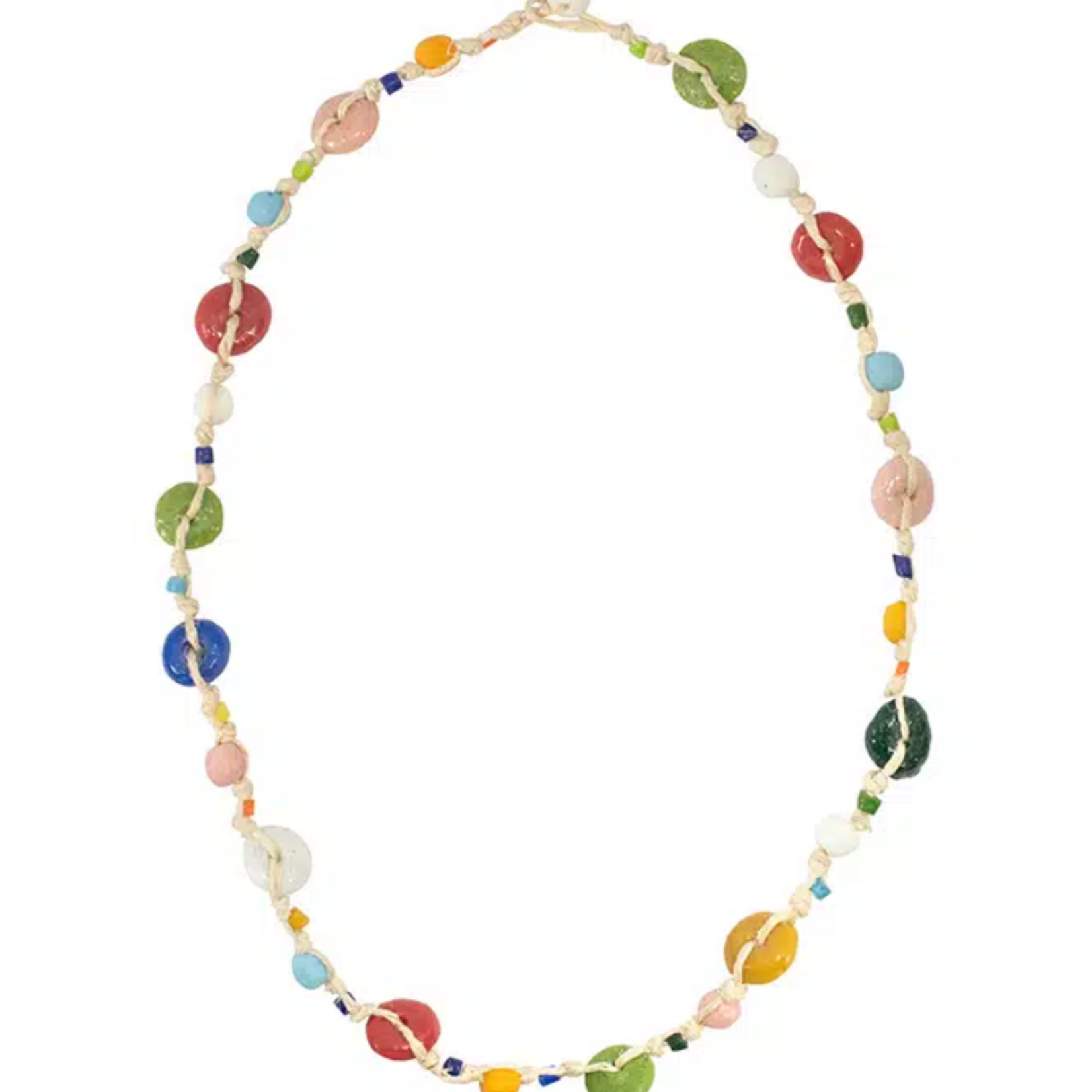 Global Mamas Fiesta: Necklace-Rainbow