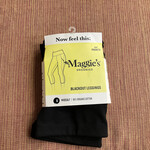 Maggie's Organics Blackout Organic Cotton Midcalf Leggings S