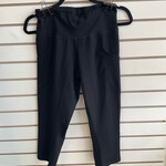 Maggie's Organics Blackout Organic Cotton Midcalf Leggings M