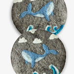 Ganesh Himal Whale Felt Trivet