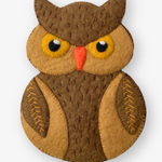 Ganesh Himal Owl Felt Trivet
