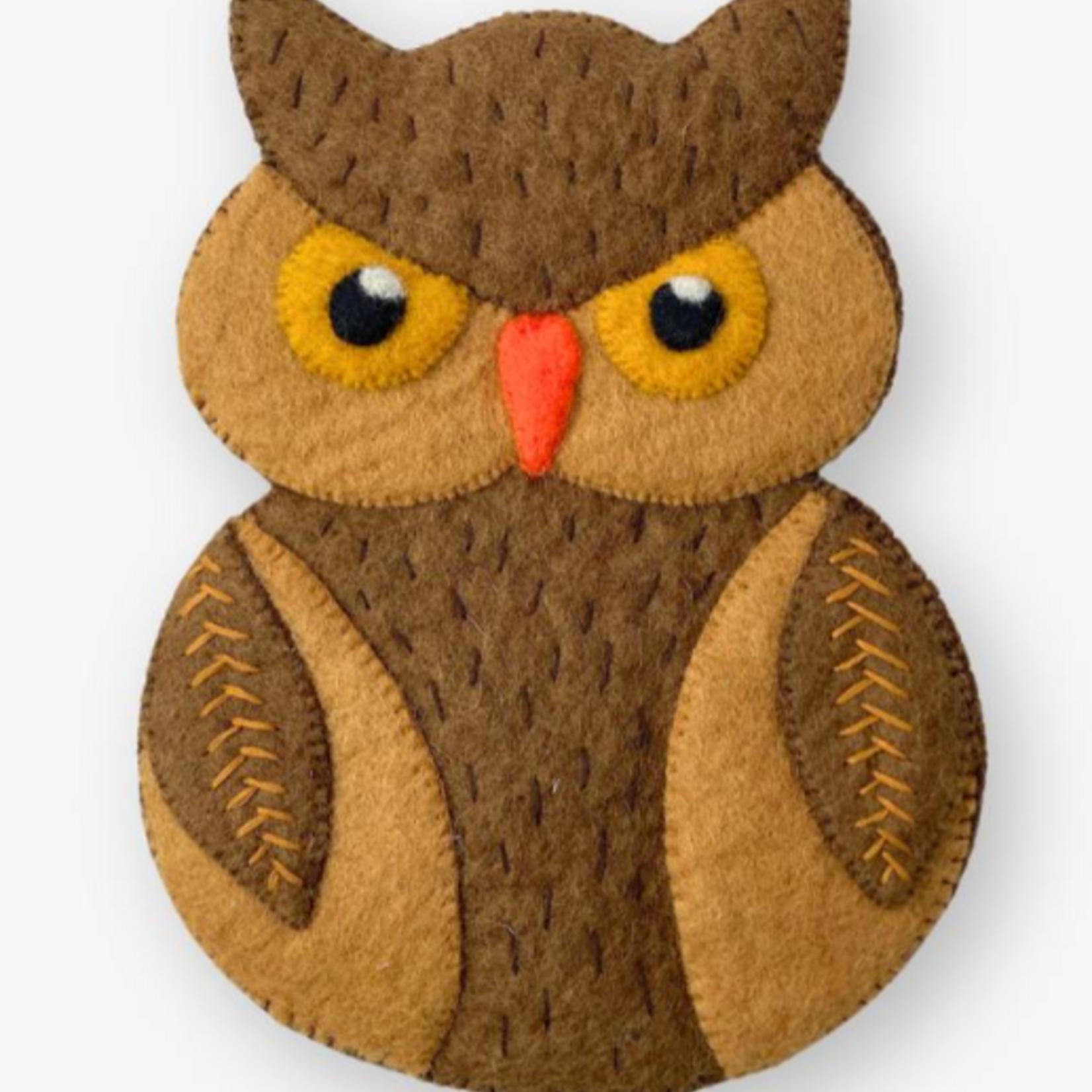 Ganesh Himal Owl Felt Trivet