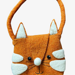 Ganesh Himal Felted Wool Fox Hand Purse