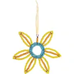 Global Mamas Ornament: Sunflower-Gold