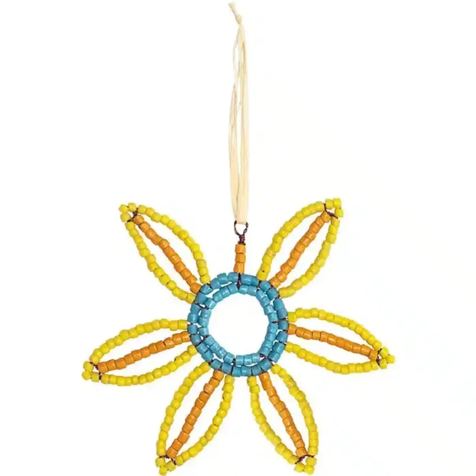 Global Mamas Ornament: Sunflower-Gold