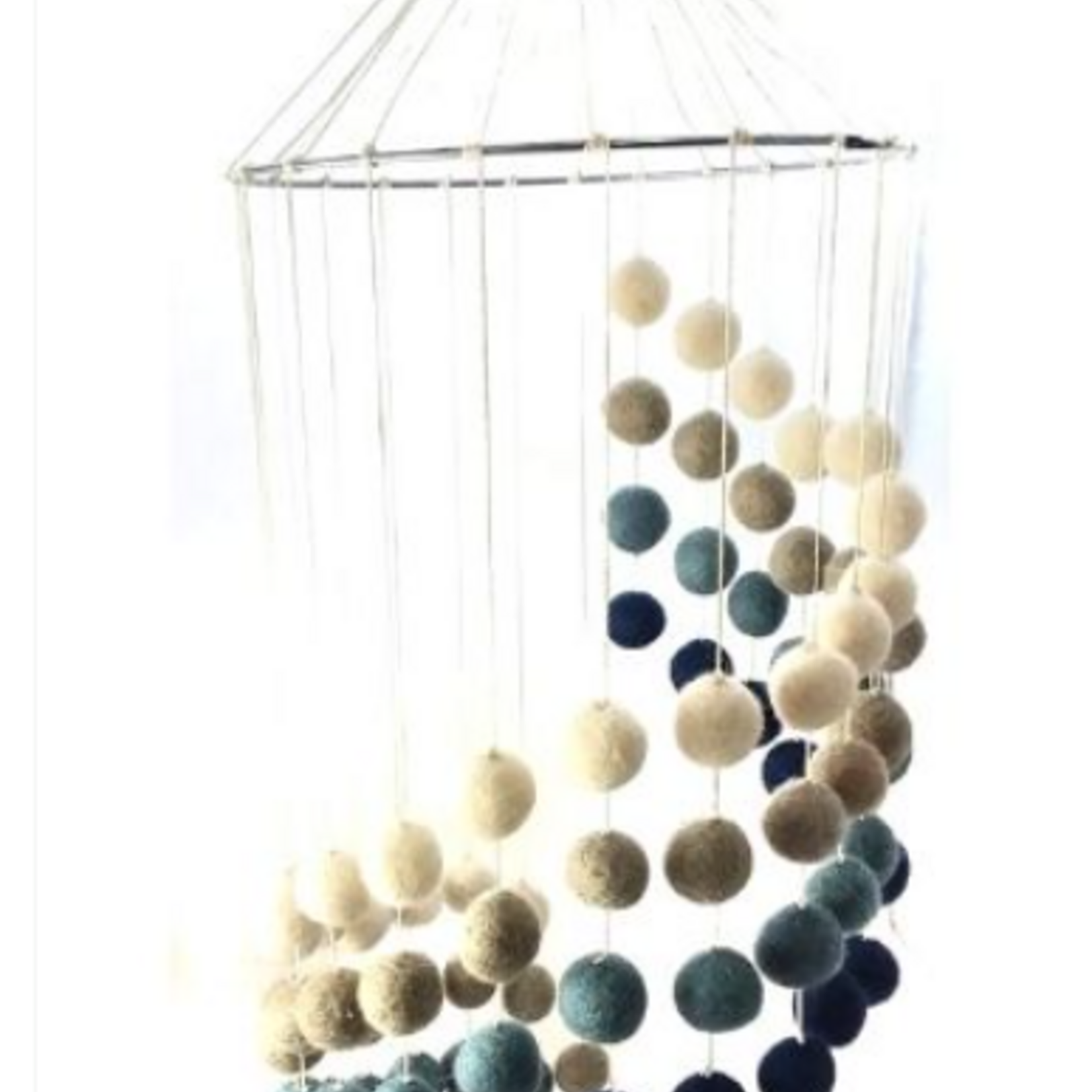 Ganesh Himal Mobile of Felt Balls