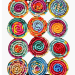 Ganesh Himal 16 Coaster Oval Centermat