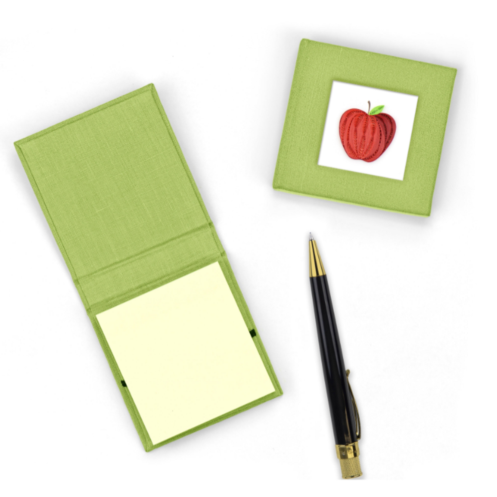 Quilling Card Apple Sticky Note- Quilled