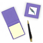 Quilling Card Feather Sticky Note- Quilled