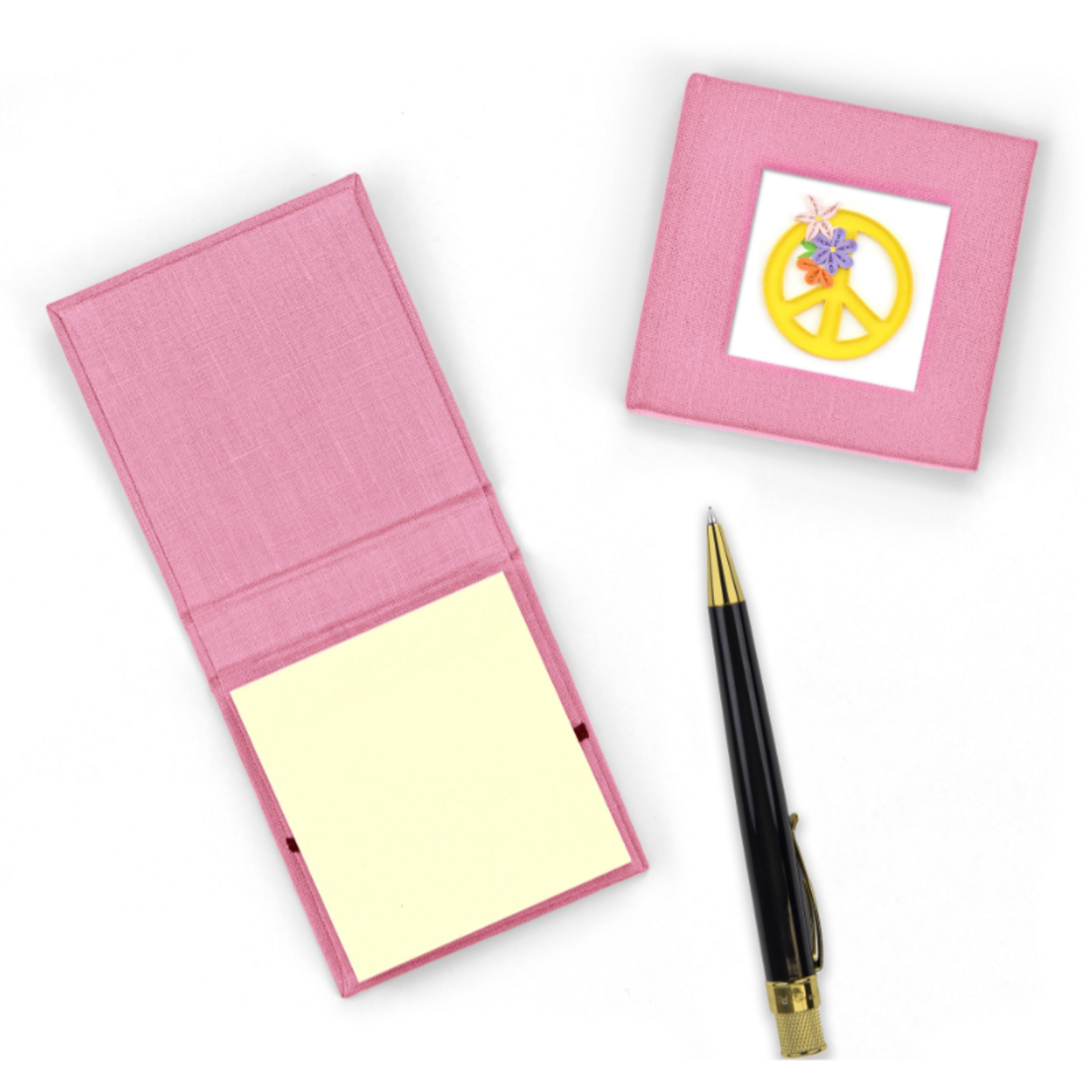 Quilling Card Peace Sign Sticky Note Quilled