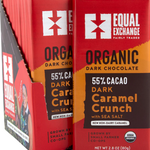 Equal Exchange Organic Dark Chocolate Caramel Crunch Sea Salt Bar