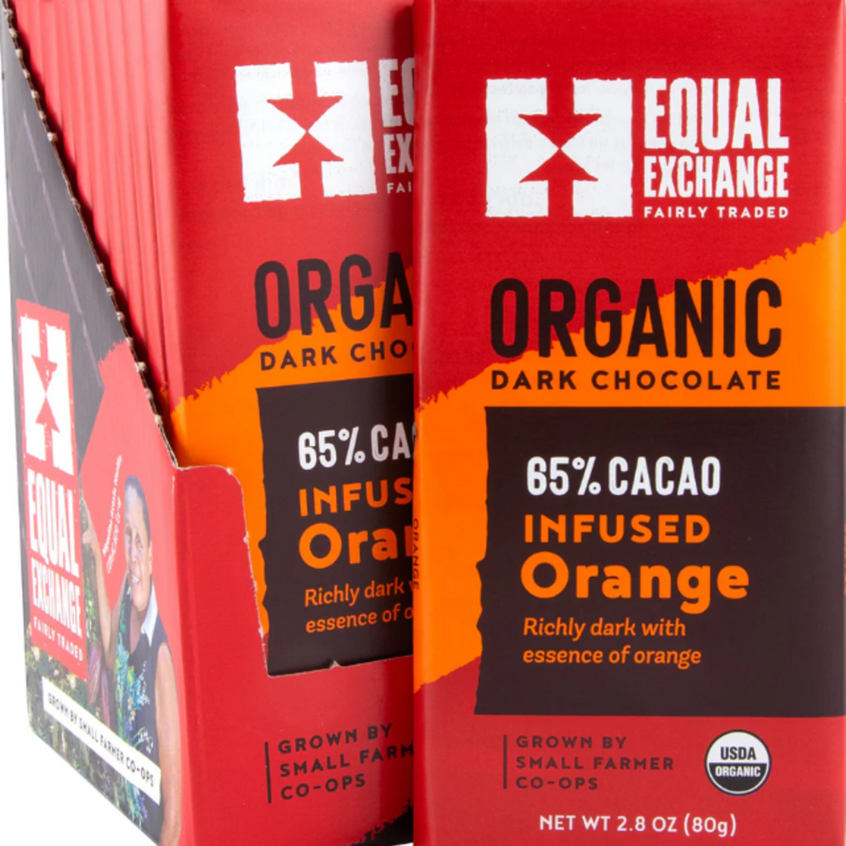 Equal Exchange Orange Infused Dark Chocolate Bar