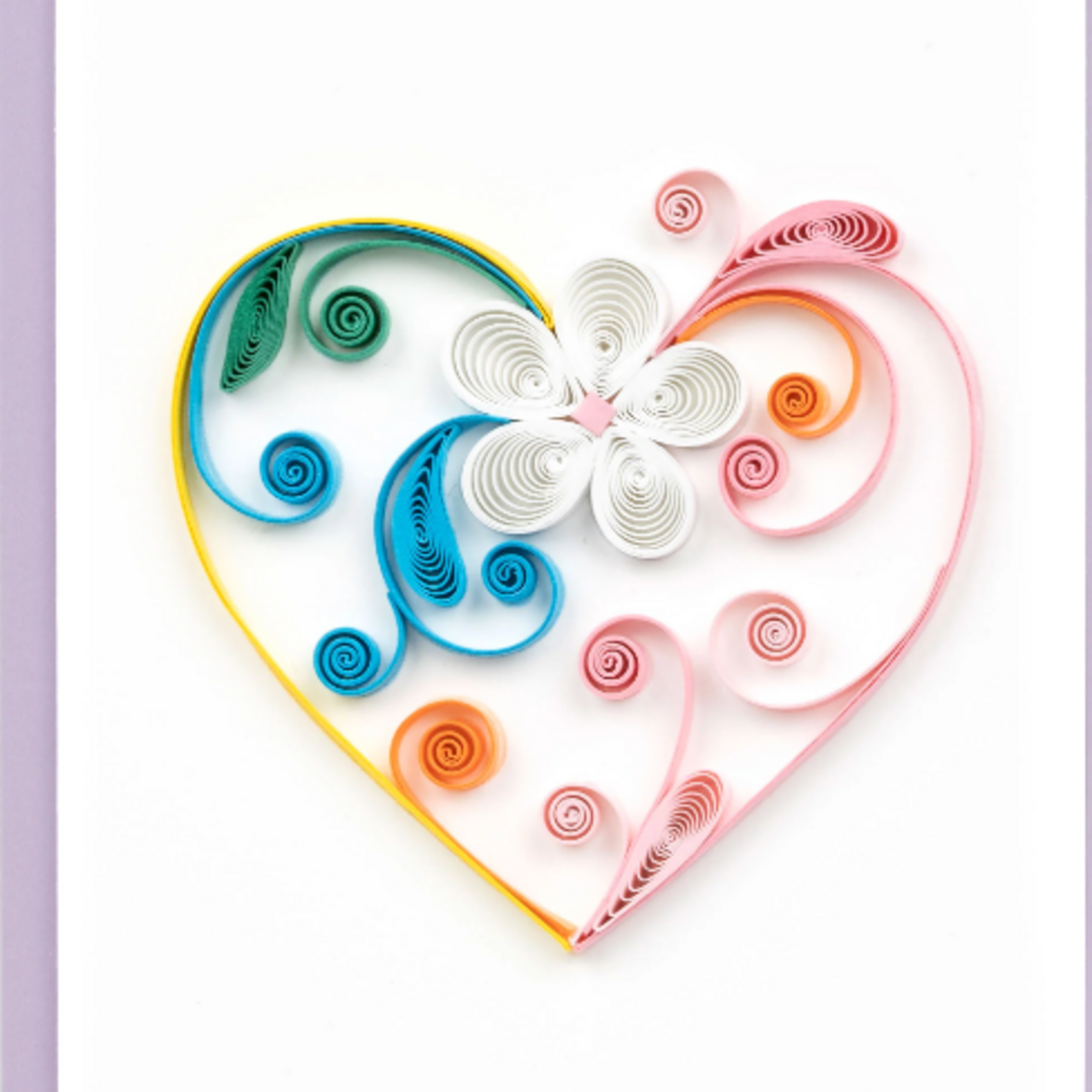 Quilling Card Colorful Heart Gift Enclosure Card