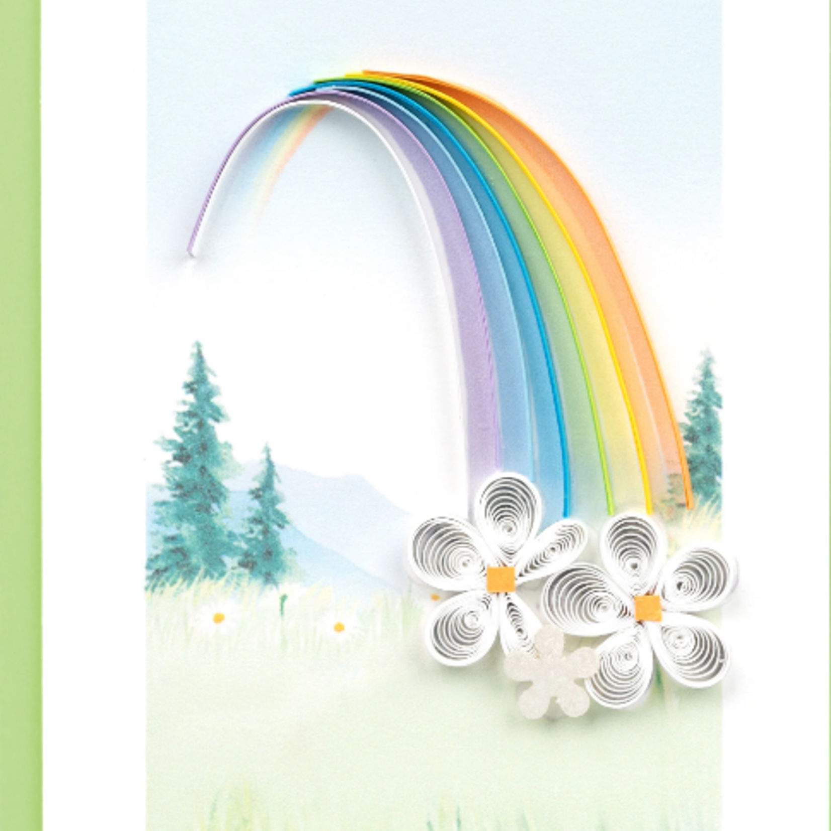 Quilling Card Rainbow Gift Enclosure Quilling Card