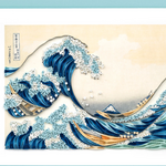 Quilling Card Artist Series-The Great Wave off Kanagawa, Hokusai- Quilled Card