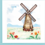 Quilling Card Dutch Windmill Quilled Card