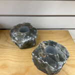 Minga Imports Natural Mineral Candle Holder