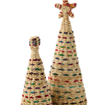 Serrv Sari Hogla Basket Trees-Set of 2