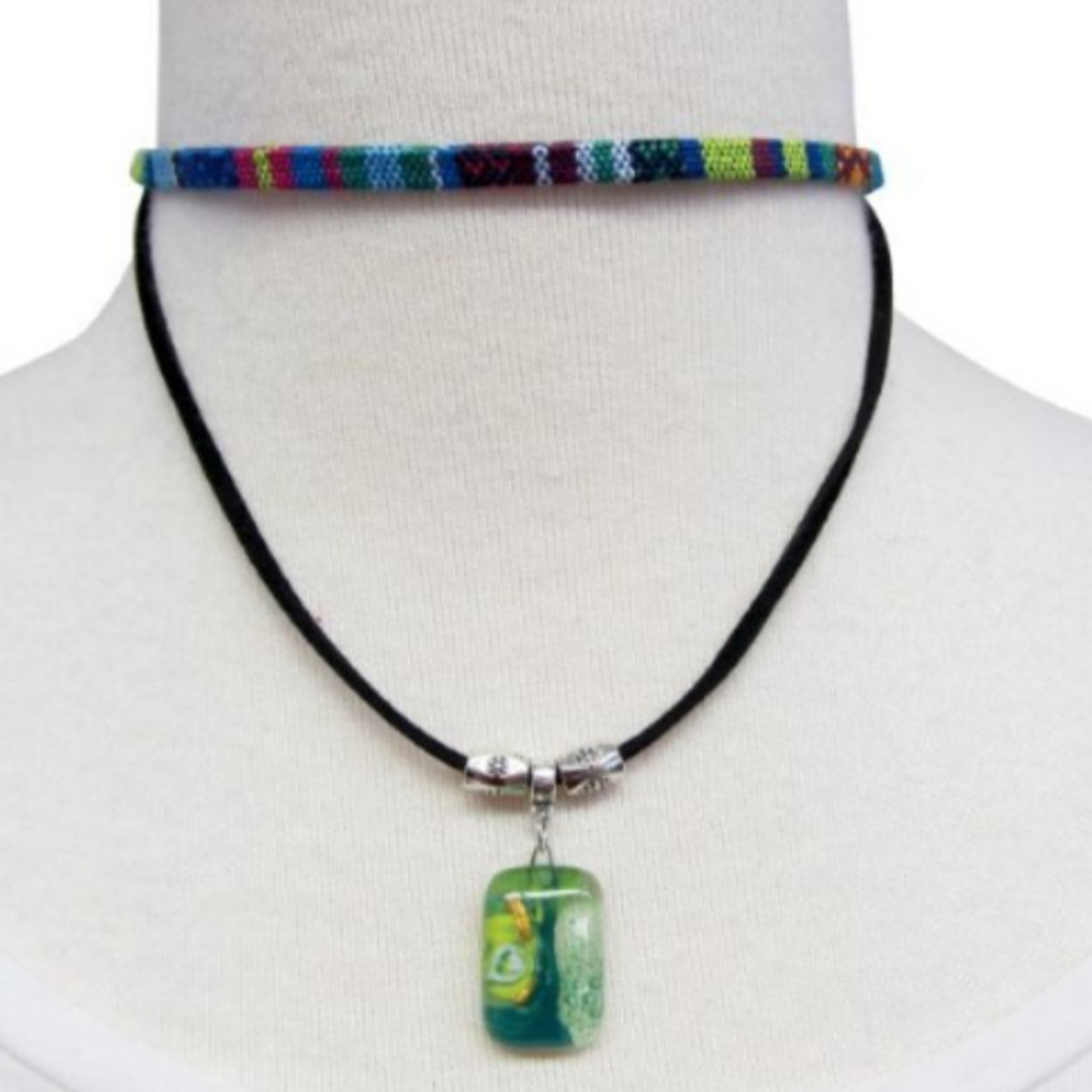 Unique Batik Fusion Double Choker-Assorted Designs