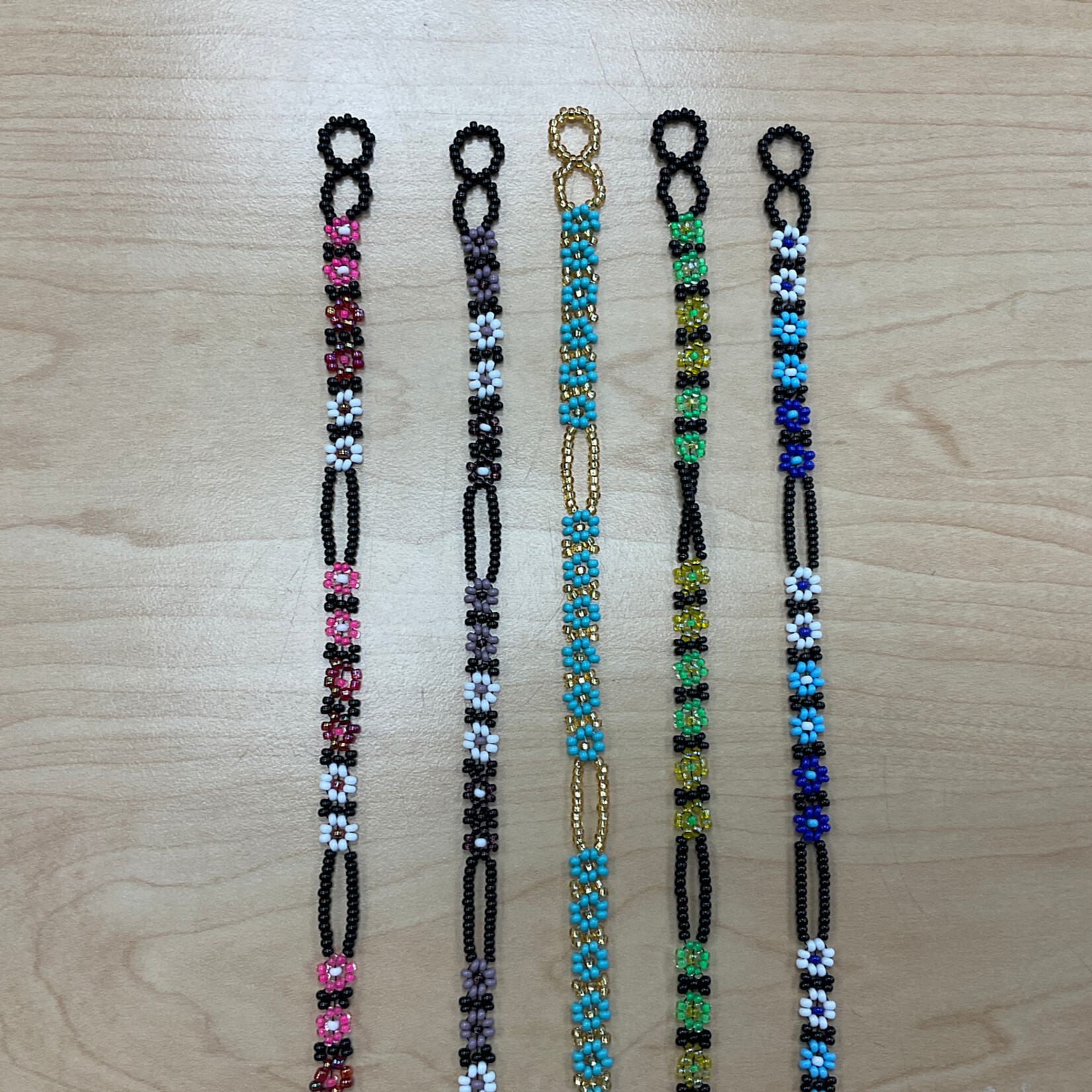 Unique Batik Necklace Beaded Choker