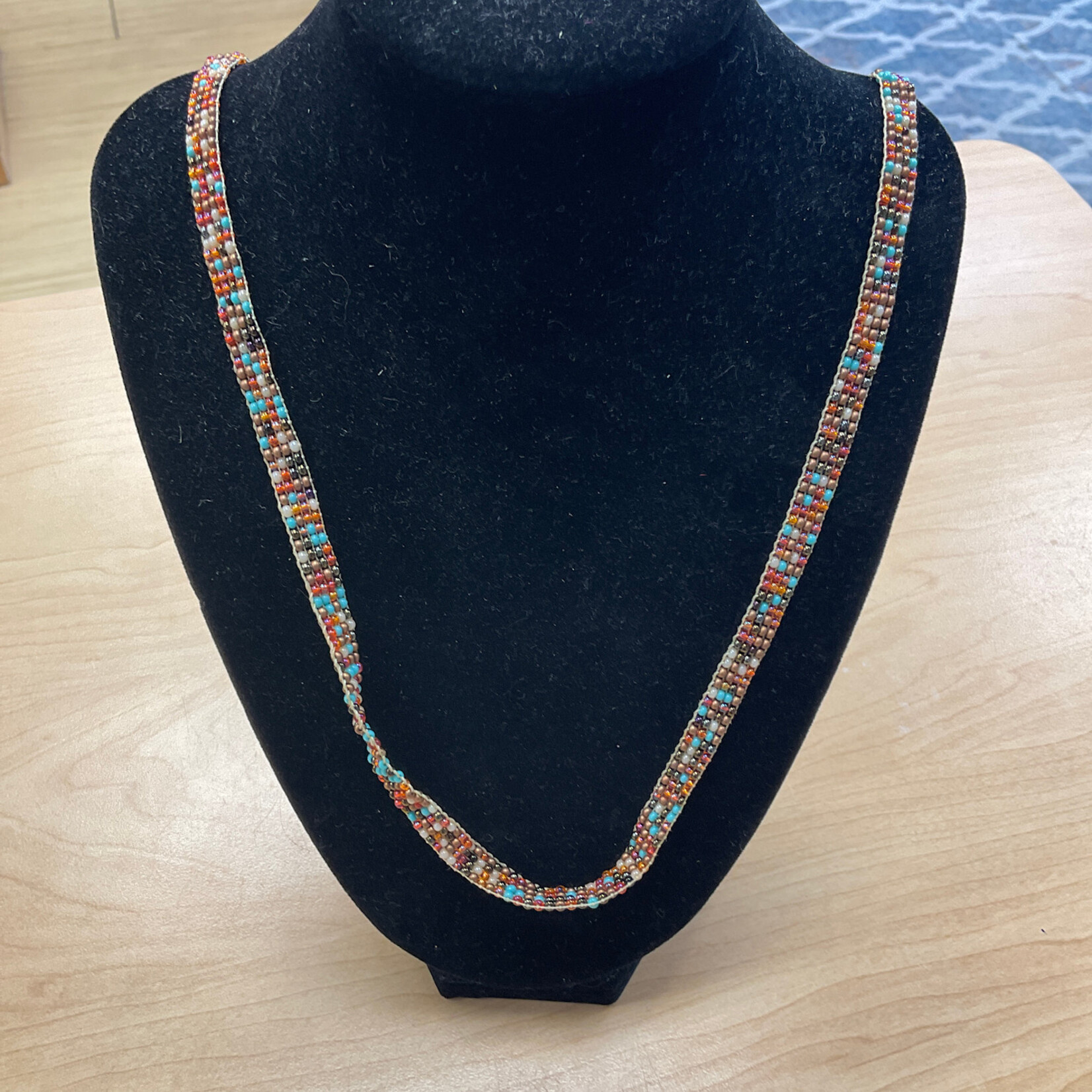 Unique Batik Desi Beaded Wrap Bracelet/Necklace