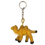 Unique Batik Camel Beaded Keychain