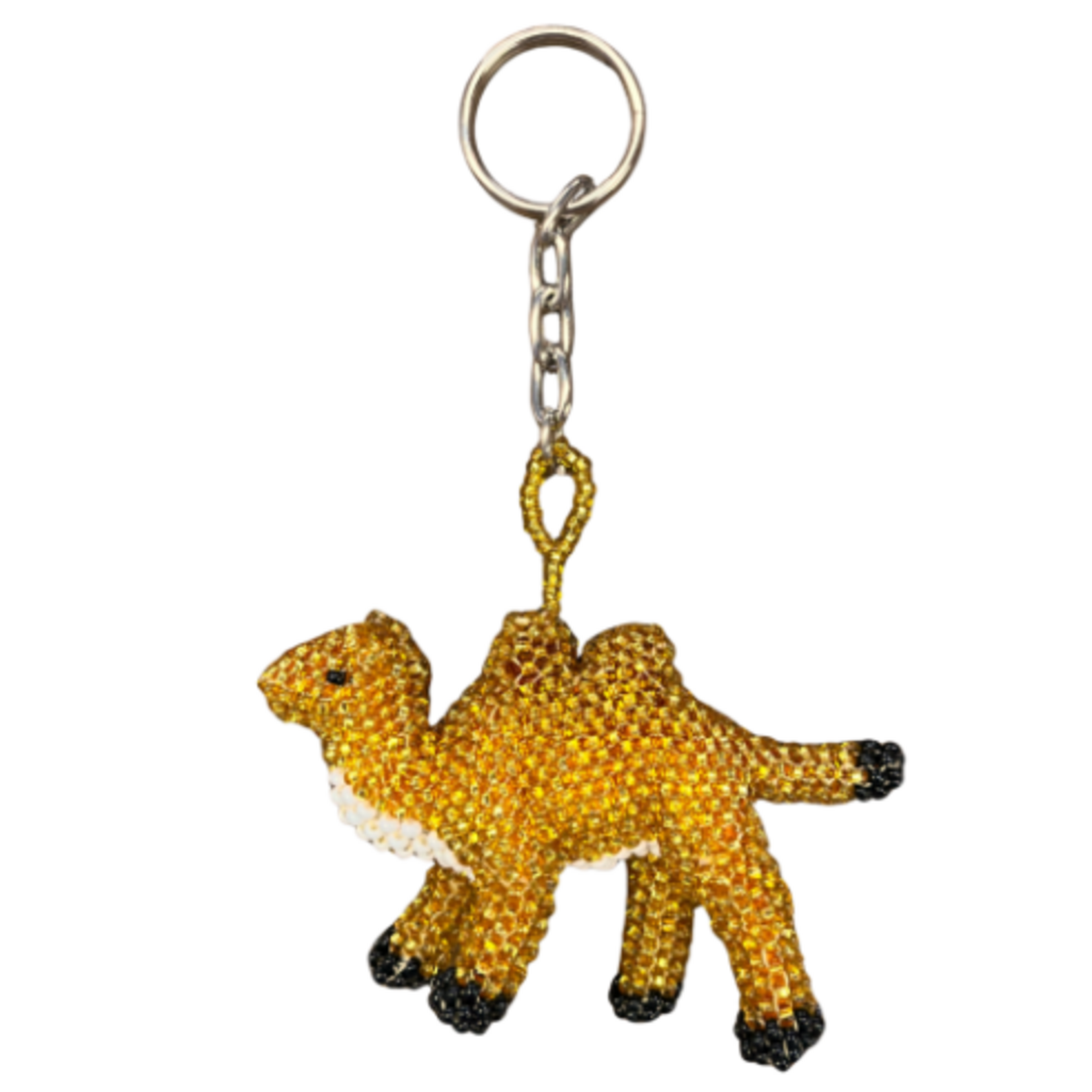 Unique Batik Camel Beaded Keychain