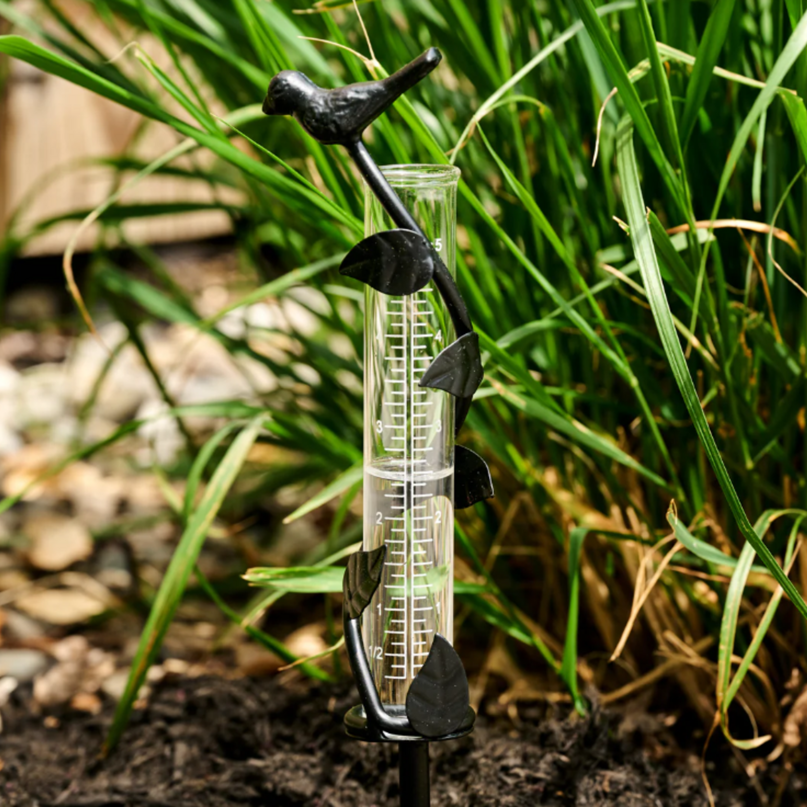Ten Thousand Villages Indira Cast Iron Rain Gauge
