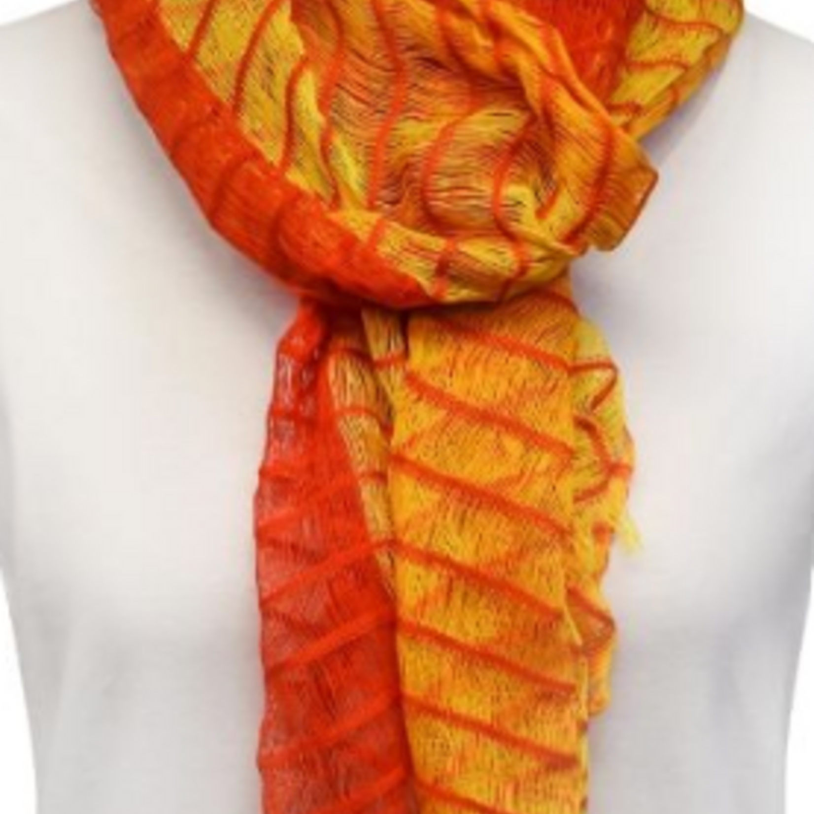 Unique Batik Loose Weave Cotton Scarf