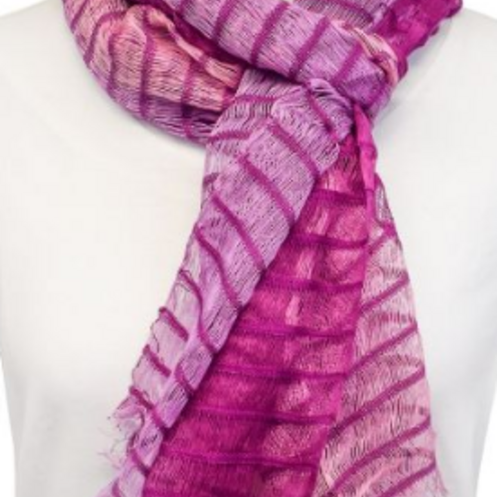 Unique Batik Loose Weave Cotton Scarf