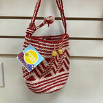 Unique Batik Crocheted Carryall Bag