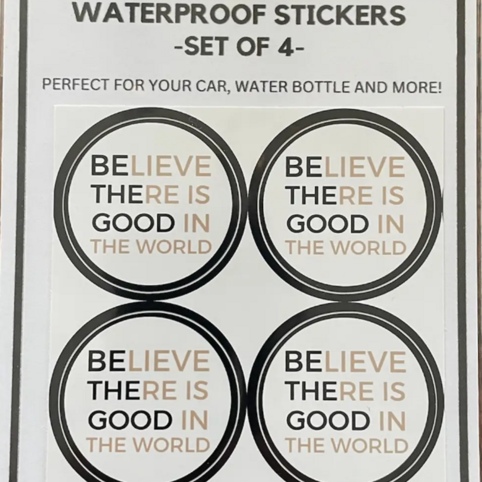 Beautifully Made Sticker Pack- Set of 4