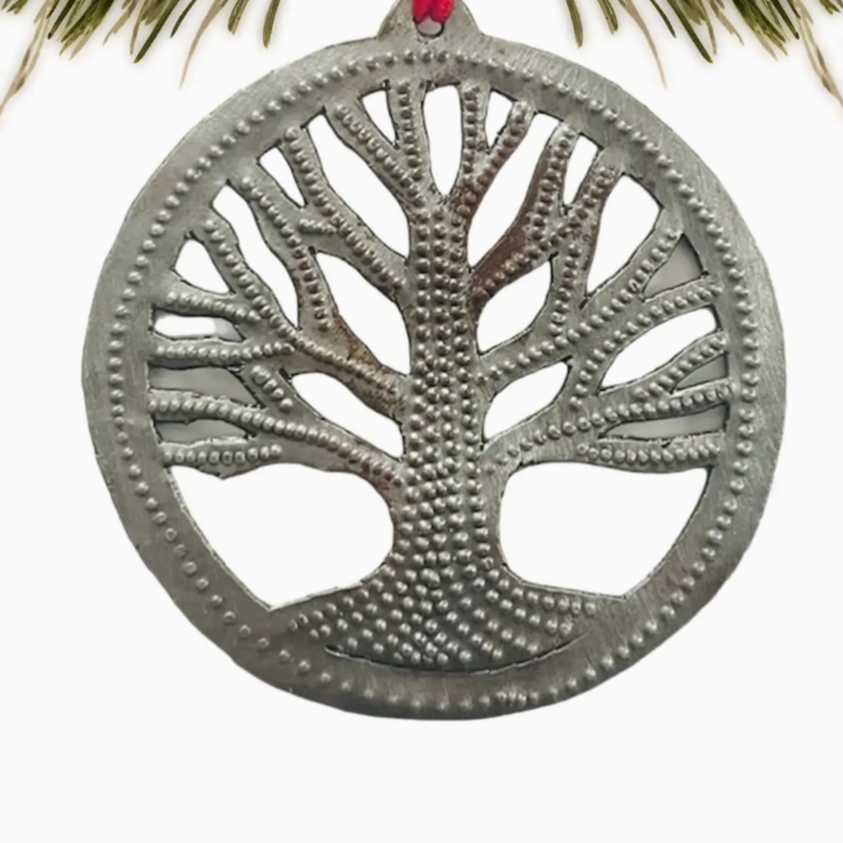 Beautifully Made Tree of Life Drum Art Ornament