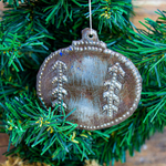Global Crafts Metal Drum Christmas Ornament