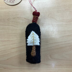 Global Crafts Wine Bottle Felt Ornament