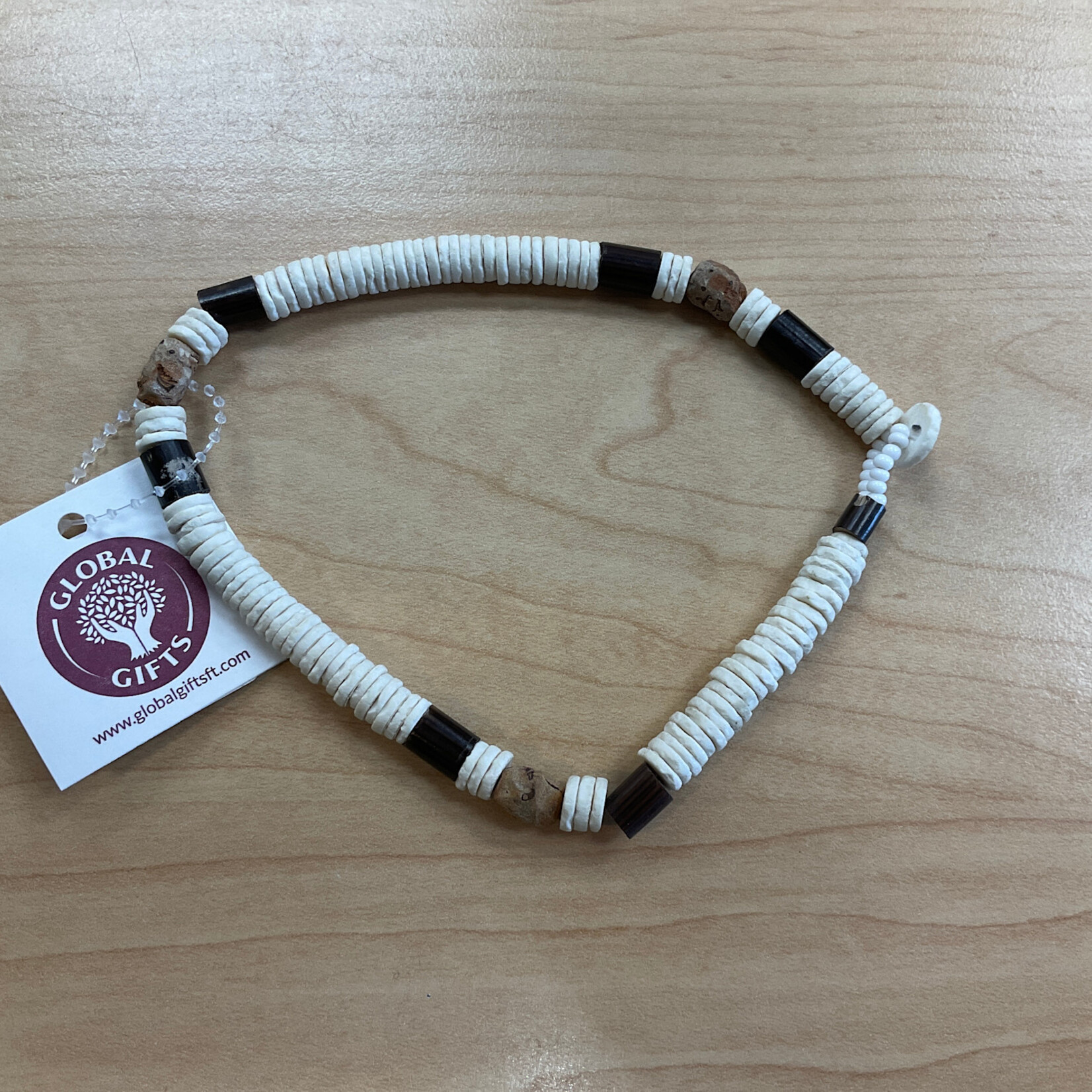 ViAfrika Ostrich Shell- Single Bracelet*