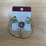Ten Thousand Villages Pikaso Profile Wire Post Earrings
