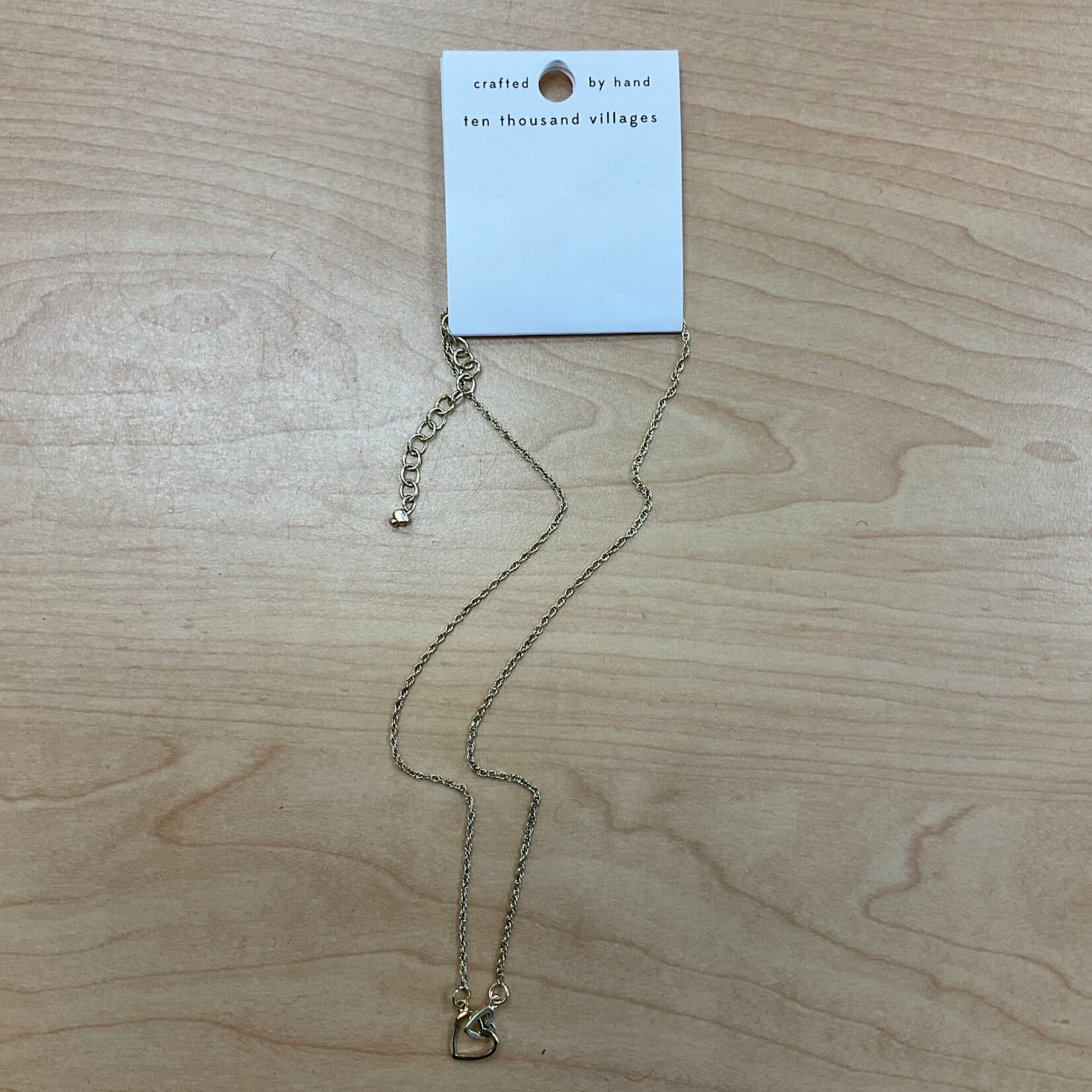 Ten Thousand Villages Wee Hearts Necklace