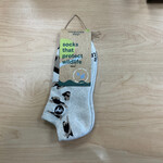 Conscious Step Socks that Protect Wildlife- Cheetah- Ankle- Small