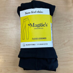 Maggie's Organics Fleece Leggings Black XL
