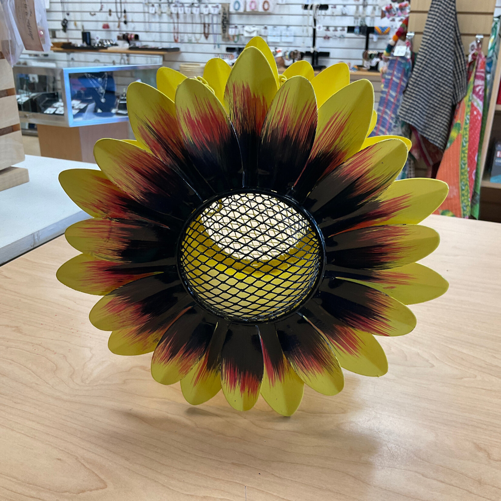 Serrv Rustic Sunflower Bird Feeder