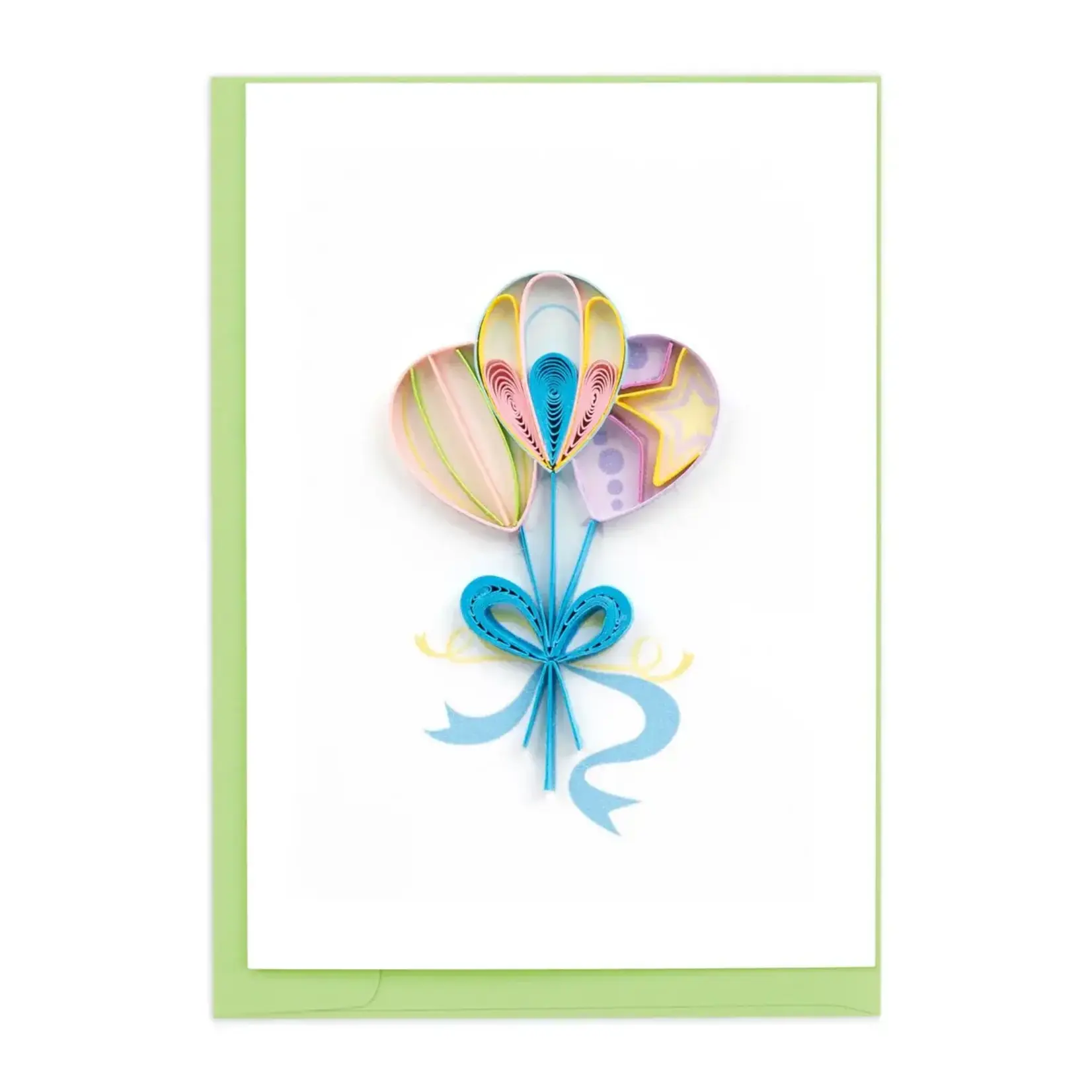 Quilling Card Colorful Balloons Gift Enclosure Quilling Card