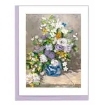 Quilling Card Artist Series-- Spring Bouquet- Renoir- Quilled Card