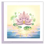 Quilling Card Special Edition Lotus Flower Quilled Card