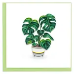 Quilling Card Monstera Quilled Card
