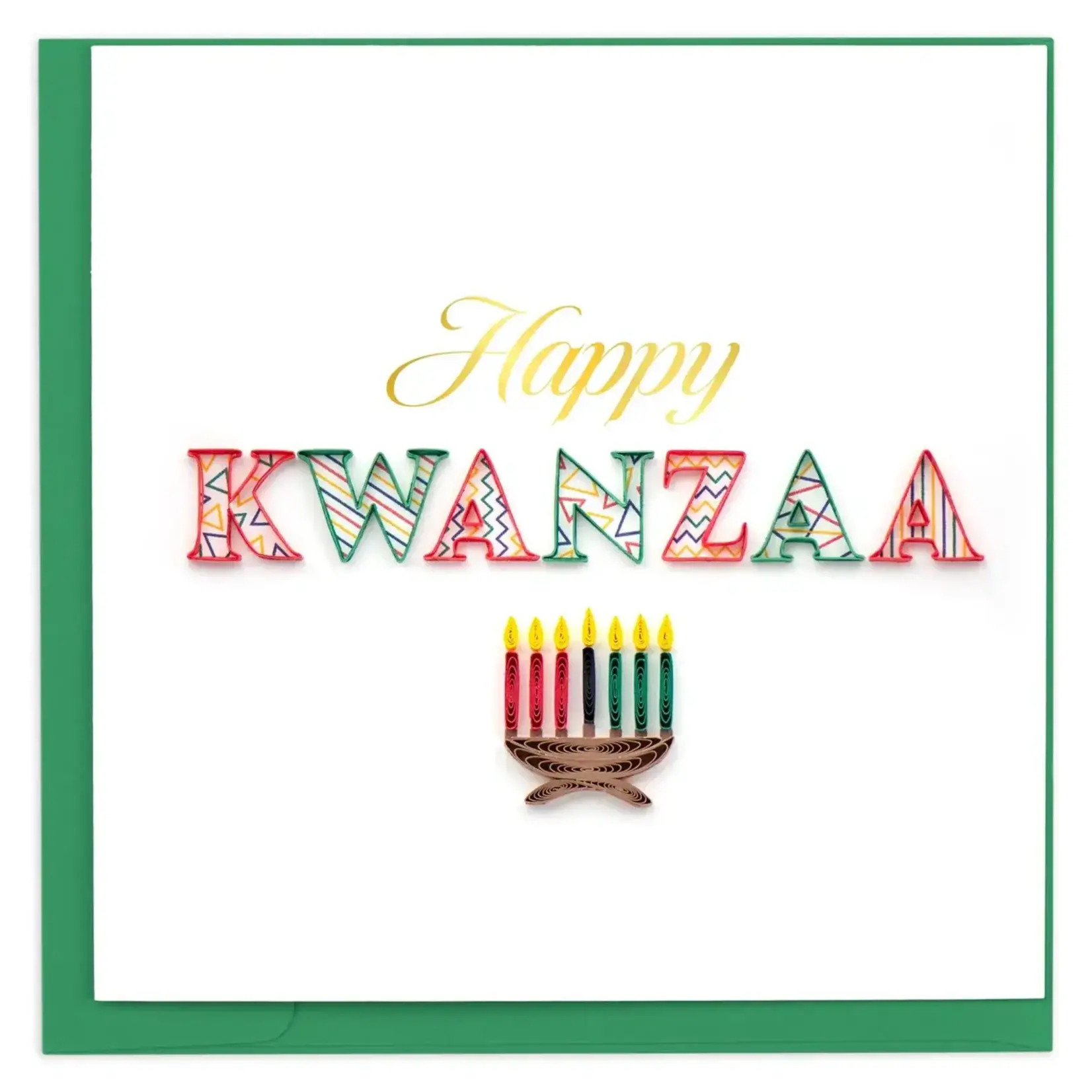 Quilling Card Happy Kwanzaa Quilled Card